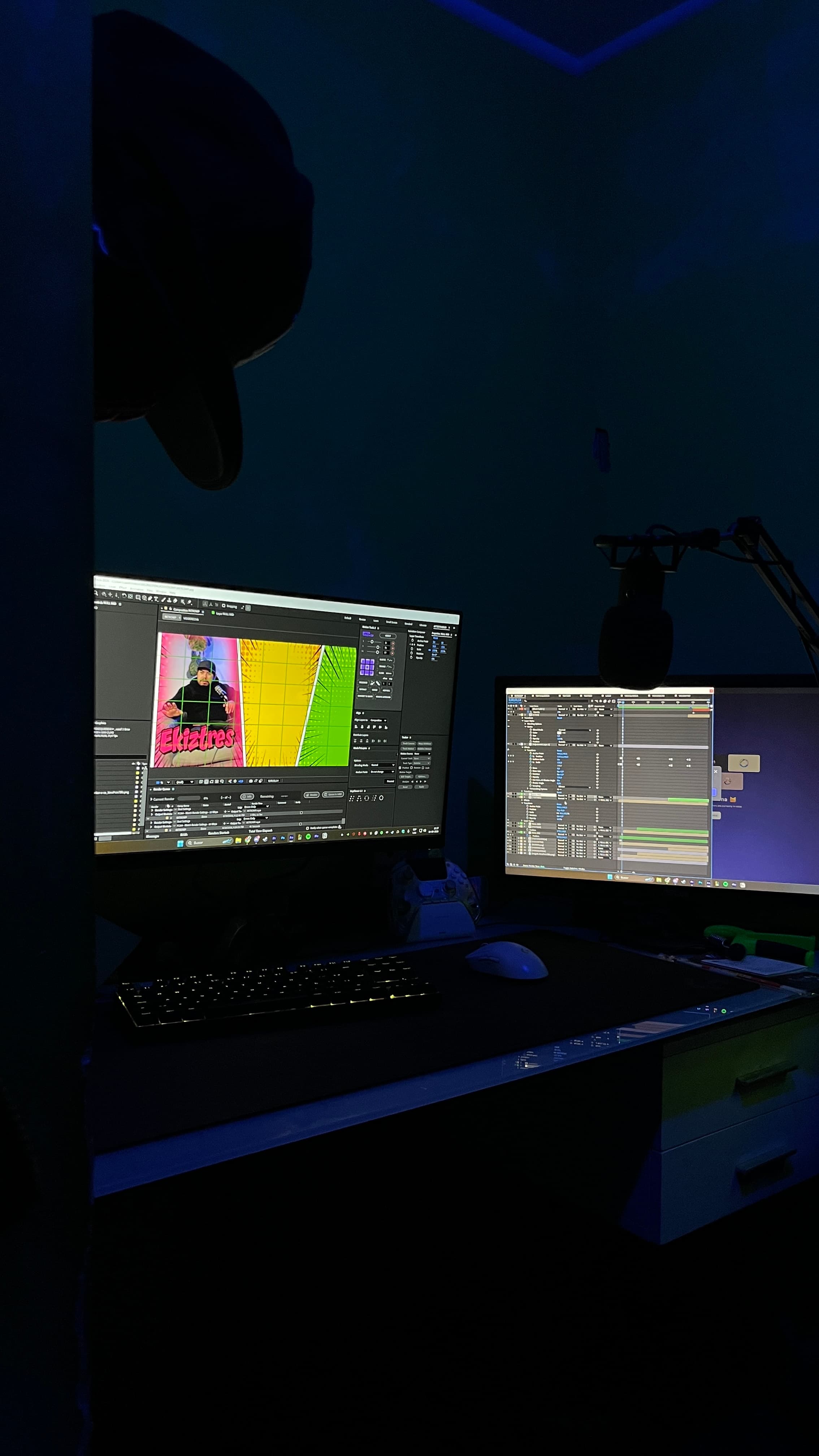 Animando en After Effects la intro del podcast Weones Pencas